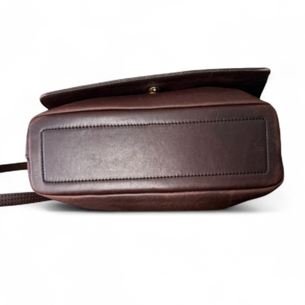 Legacy Monterey 9829 Mahogany Leather Flap Crossbody Costa Rica - Picture 16 of 17